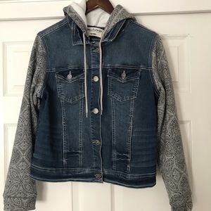 Denim Hooded Jacket